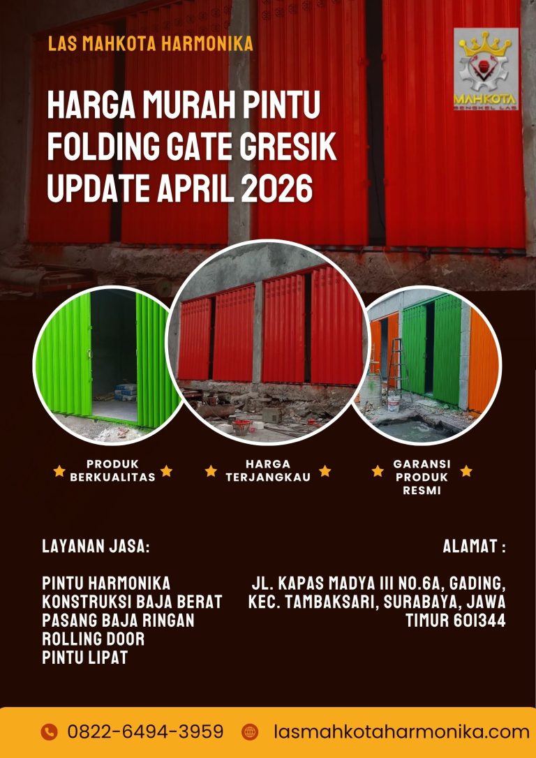 Harga Murah Pintu Folding Gate Gresik Update April 2026