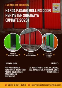 Harga Pasang Rolling Door per Meter Surabaya (Update 2026)