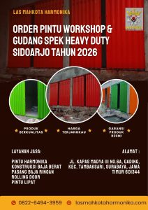 Order Pintu Workshop & Gudang Spek Heavy Duty Sidoarjo Tahun 2026