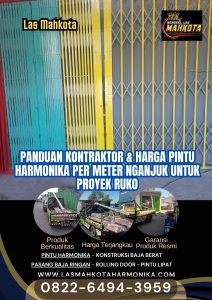 Panduan Kontraktor & Harga Pintu Harmonika Per Meter Nganjuk untuk Proyek Ruko